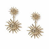 Argos Freedom Gold-tone Double Sun Drop Earrings- Buy online at McGrocer