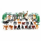 Chad Valley Safari Bucket 50-piece animal figurine set, imported from the UK