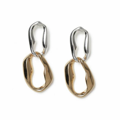 Argos Freedom Gold-tone Metal Link Drop Earrings- Buy online at McGrocer