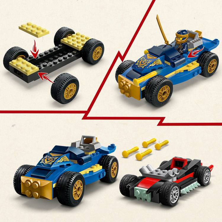 LEGO NINJAGO race car duel building toy 71840 - British product