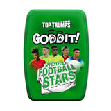 Top Trumps Goddit! puzzle game with World Football Stars theme - British product