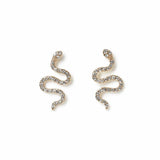 Argos Freedom Gold-tone Mini Snake Drop Earrings- Buy online at McGrocer