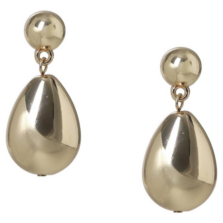 Liars & Lovers gold tone drop earrings - British product