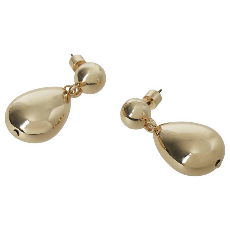 Liars & Lovers gold tone drop earrings - British product
