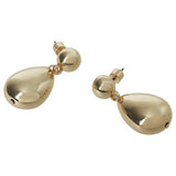 Liars & Lovers gold tone drop earrings - British product