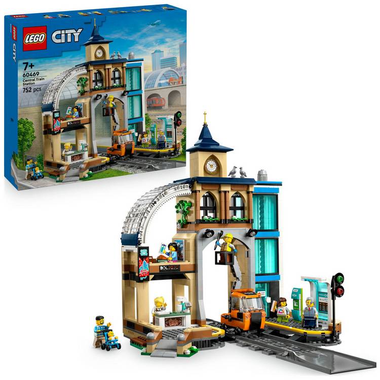 LEGO City Central Train Station 60469 752 pieces, UK version