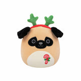 Squishmallows Prince Pug soft toy 7.5 inch - British product
