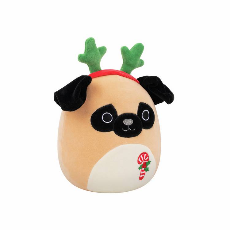 Squishmallows Prince Pug soft toy 7.5 inch - British product