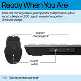 HP 720 wireless keyboard and mouse combo - British product