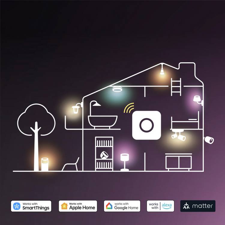 Philips Hue Essential E27 smart bulb 8W pack of 2, UK version