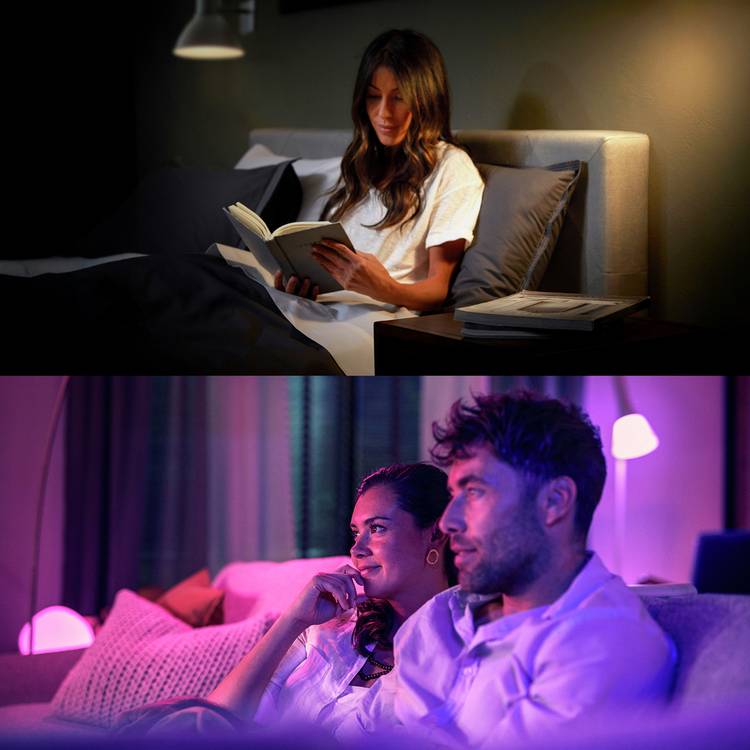 Philips Hue Essential E27 smart bulb 8W pack of 2, UK version