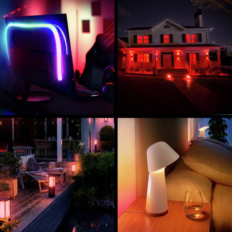 Philips Hue Essential E27 smart bulb 8W pack of 2, UK version