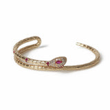 Freedom gold tone crystal snake cuff bracelet 20cm, imported from the UK