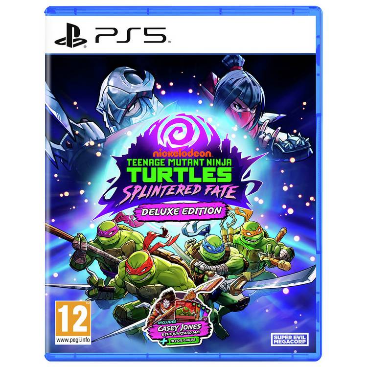 TMNT Splintered Fate Deluxe Edition PS5 game (British brand)