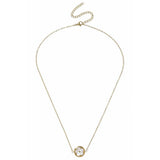 Liars & Lovers gold tone flower necklace 46cm, UK version