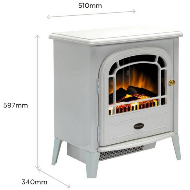 Dimplex electric freestanding stove white - British product