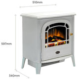 Dimplex electric freestanding stove white - British product