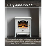 Dimplex electric freestanding stove white - British product