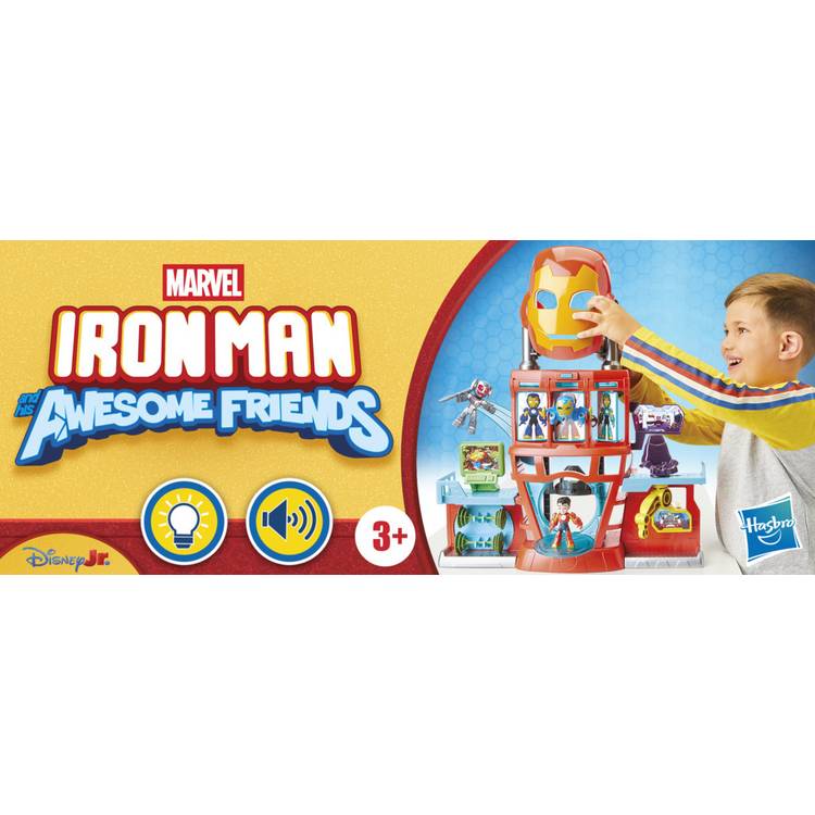 Marvel Iron Man and His Awesome Friends playset, imported from the UK