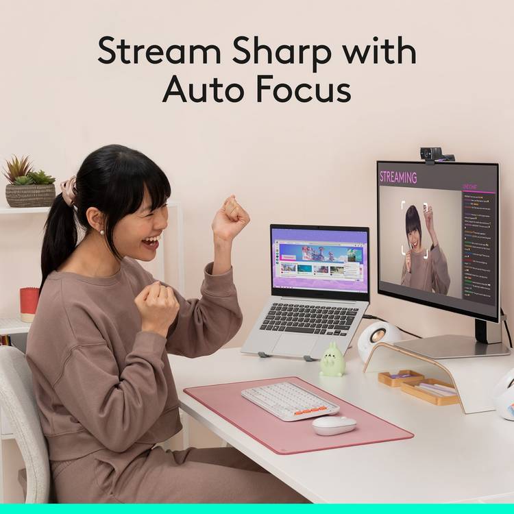Logitech C922 Pro Stream Full HD webcam, UK version