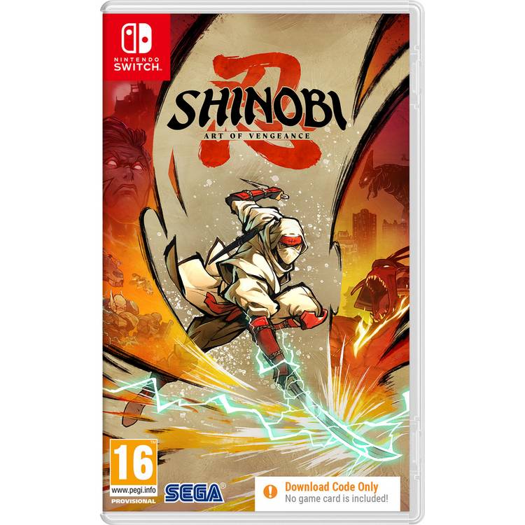 Shinobi Art of Vengeance Nintendo Switch game, UK version