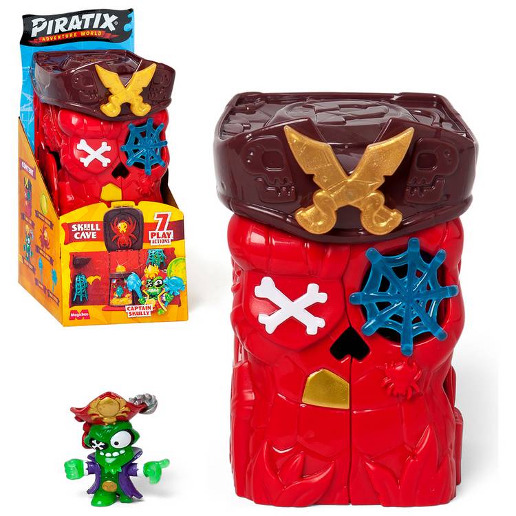 Piratix Skull Cave playset with figure and accessories (British brand)