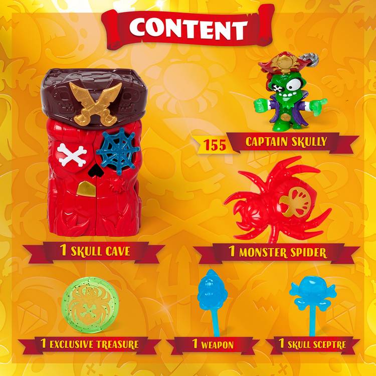 Piratix Skull Cave playset with figure and accessories (British brand)