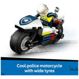 LEGO City Police Motorcycle Chase toy set 60455, UK version