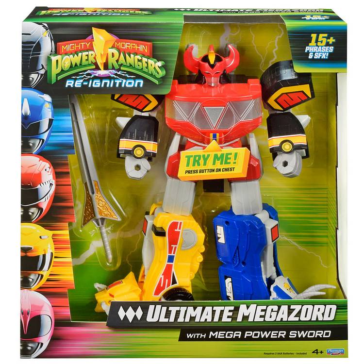 Mighty Morphin Power Rangers Megazord playset 33cm, UK version