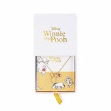 Custard London gold-tone Piglet pendant necklace with pink stone, UK version