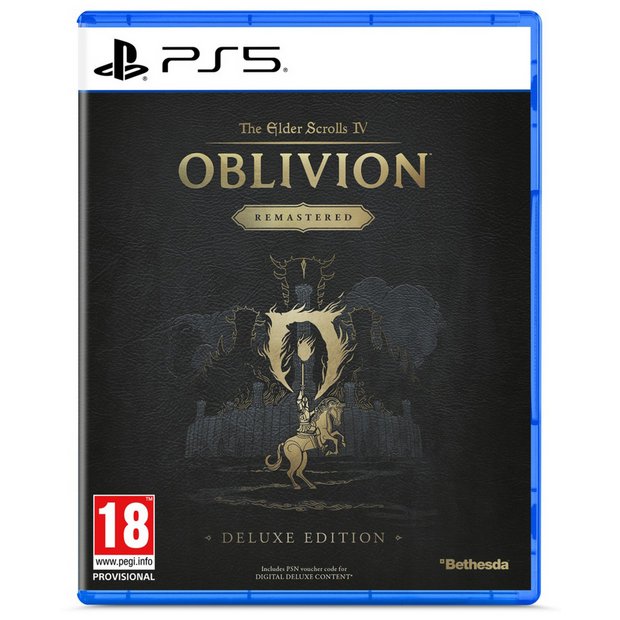 Elder Scrolls Oblivion Remastered PS5 game (British brand)