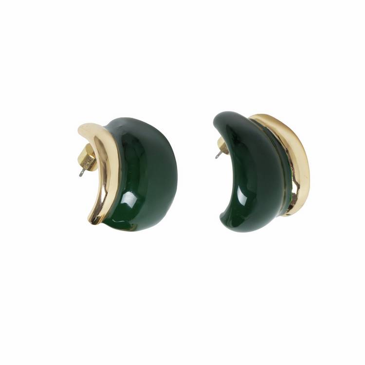 Liars & Lovers gold-tone double hoop earrings, UK version