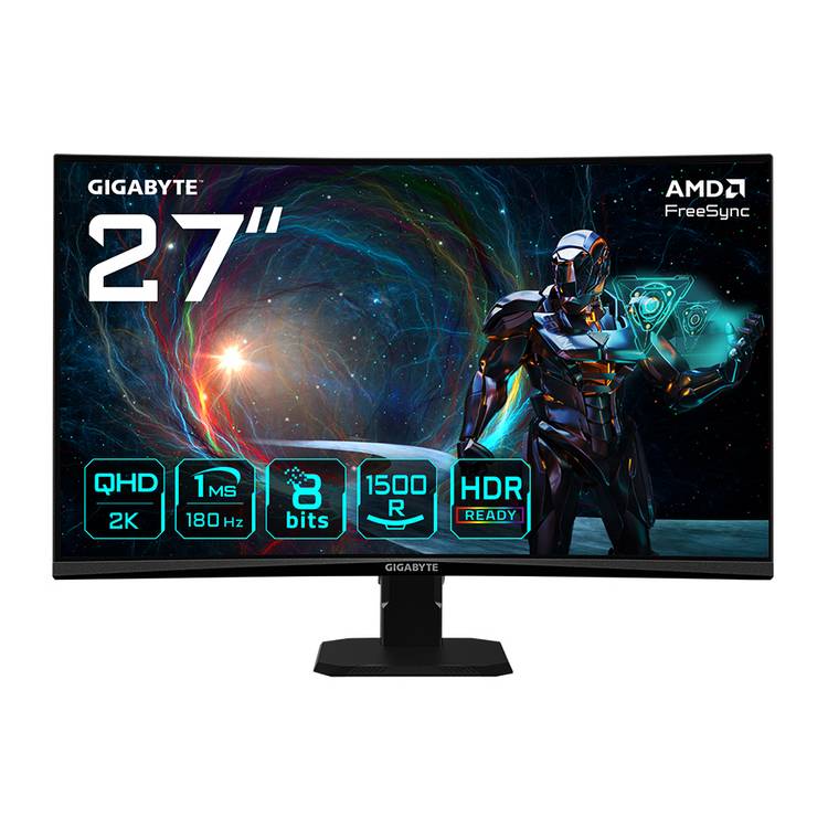 Gigabyte GS27QCA 27-inch QHD gaming monitor - British product