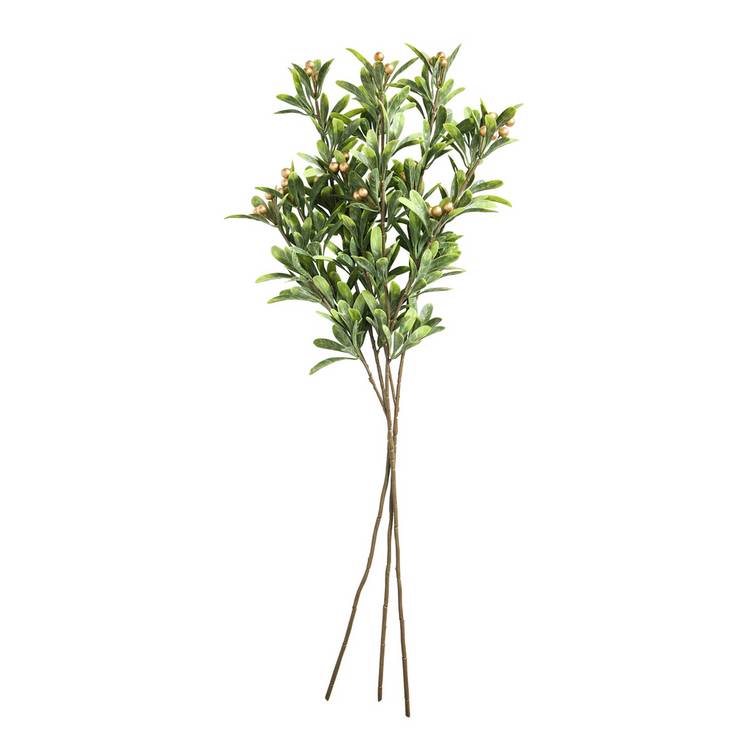 Argos Home gold mistletoe stems 84cm 3 pack - British product