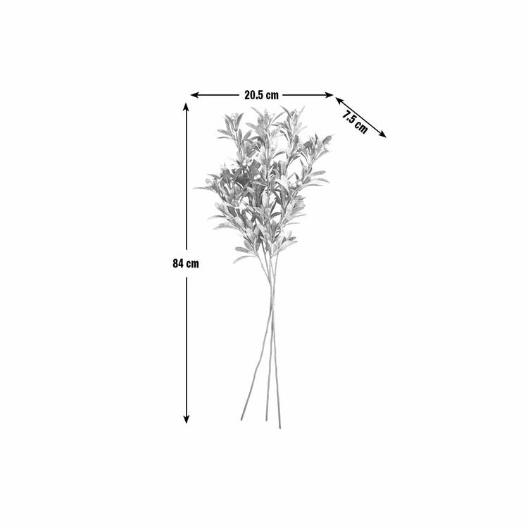 Argos Home gold mistletoe stems 84cm 3 pack - British product