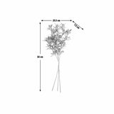 Argos Home gold mistletoe stems 84cm 3 pack - British product