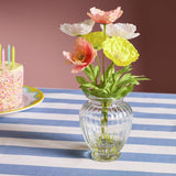 Argos Argos Home Poppy in Glass Pot Artificial Poppy Flower Display 25.4cm- Buy online at McGrocer