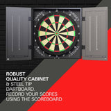 Target Summit all-in-one cabinet dartboard set (British brand)