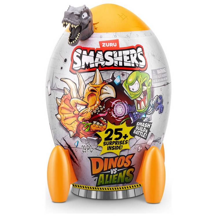 Smashers Dino vs Alien Rocket Ship Playset 29cm (British brand)