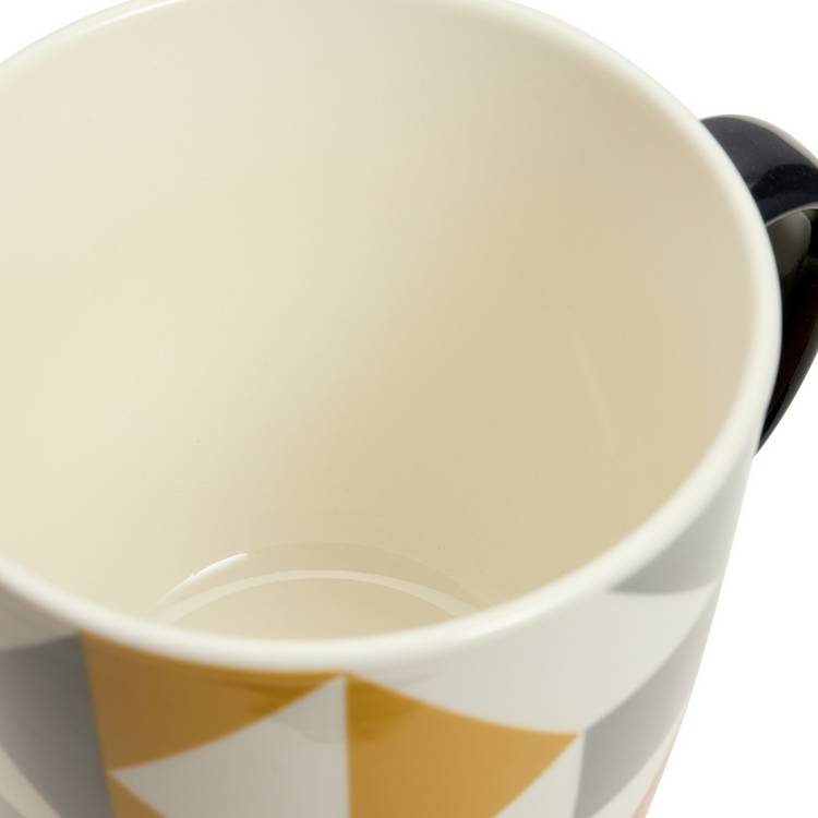 Argos Home Geo stoneware 400ml mug set, UK version