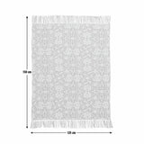 Habitat blue floral throw 150x125cm (British brand)