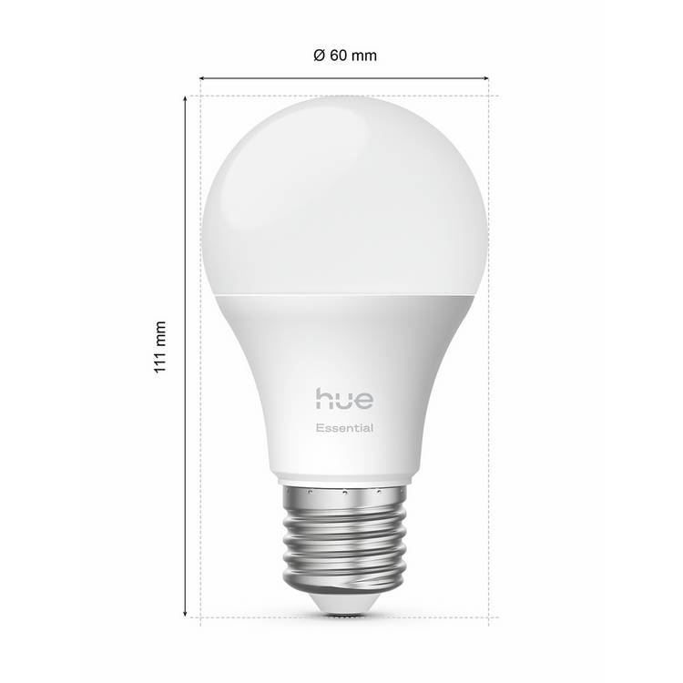 Philips Hue Essential E27 smart bulb 8W (British brand)