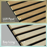 Kraus Lux Alder Grey wall panel 2.4m, imported from the UK