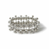 Freedom chunky crystal bracelet with silver studs, UK version
