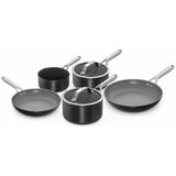 Argos Ninja Ceramic Pro 5 Piece Aluminium Pan Set - Black- Buy online at McGrocer
