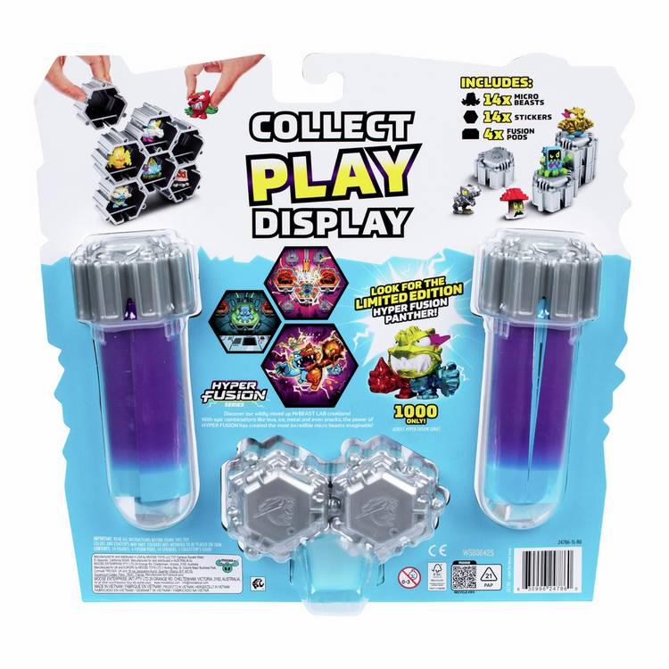 MrBeast Lab Hyper Fusion Swarms collectible figures pack - British product