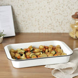 Argos Home enamel carbon steel roaster 41cm, imported from the UK