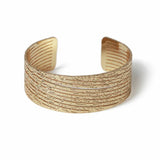 Argos Freedom Gold Tone Textured Cuff Bracelet 20cm- Buy online at McGrocer