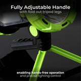 Luceco 300lm handheld tripod torch with power bank - British product