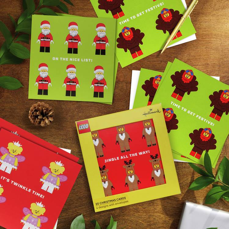 Hallmark Christmas cards mini pack of 20 with envelopes, imported from the UK
